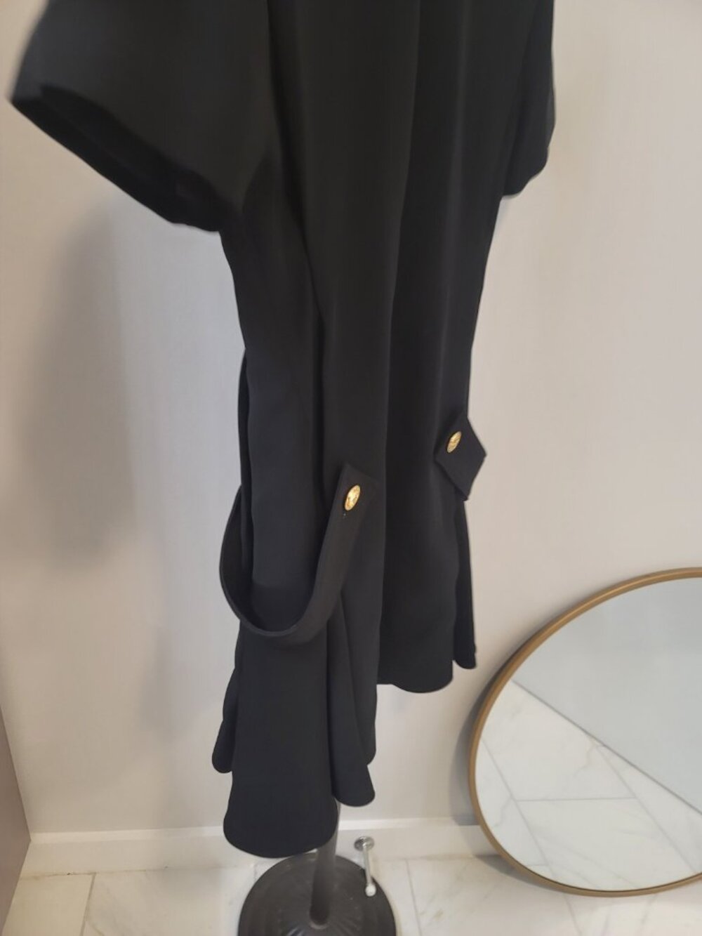 Louis Vuitton Uniforms Dress Women's 36 US 2 S Black Zip Sleeveless Authentic - Picture 6 of 12